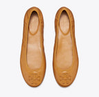 TORY BURCH REVA TRAVEL BALLET  -  Walnut