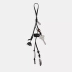 Coach Heritage Bag Charm - Silver/ Black