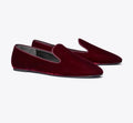 TORY BURCH SMOKING SLIPPER   -  Dark Carmine