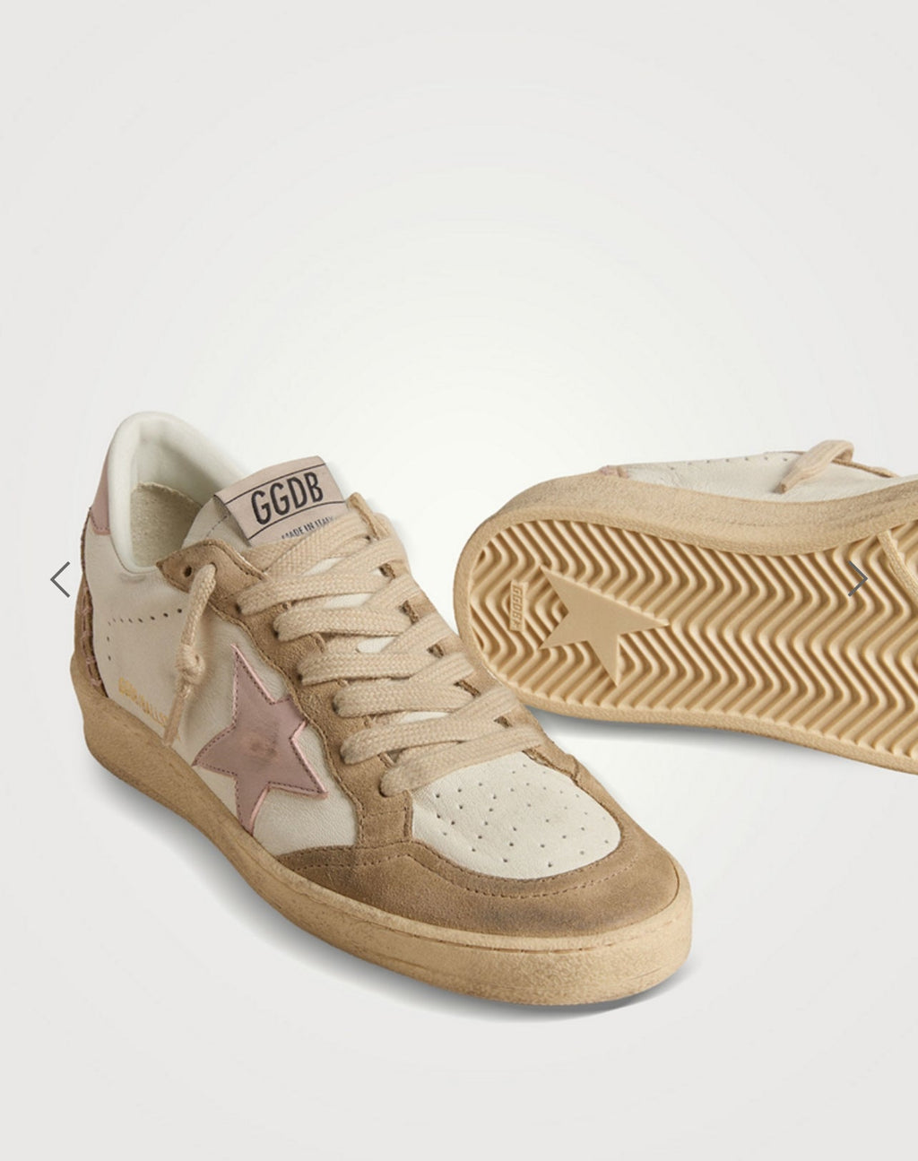 Golden Goose Ball Star Leather Sneakers