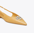 TORY BURCH ELEANOR SLINGBACK FLAT   -  Honeycomb Tan