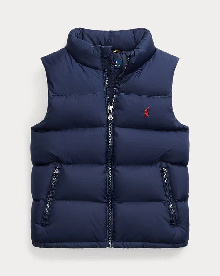 Herrenweste mit Pullover
