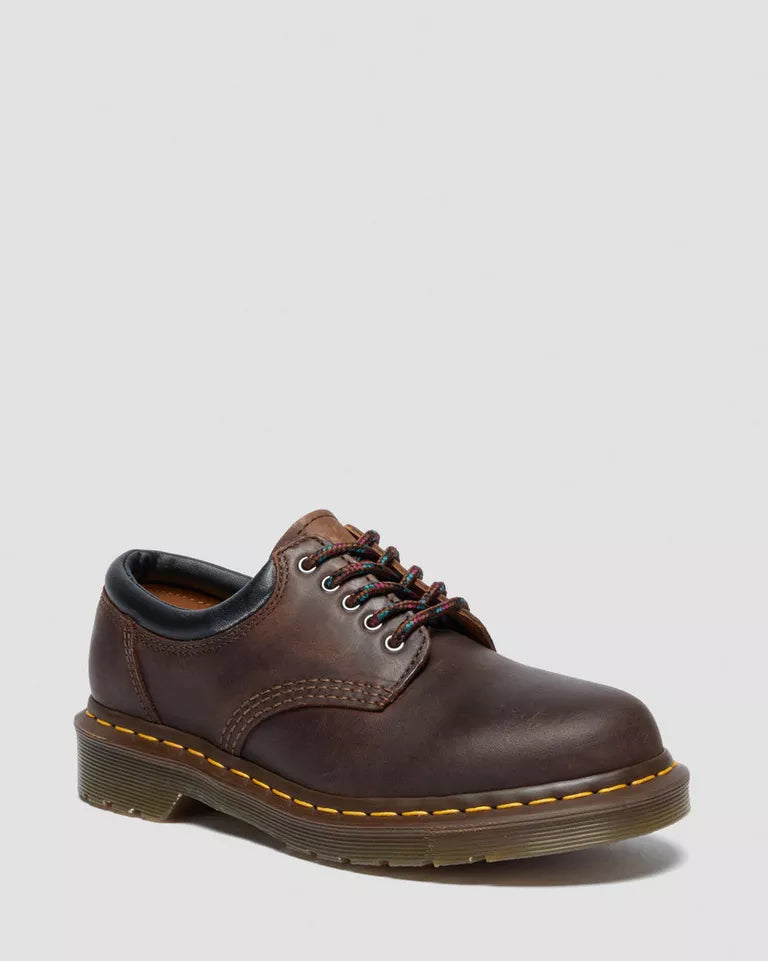 Dr. Martens 8053 Crazy Horse Leather Casual Shoes  -  Dark Brown — Crazy Horse