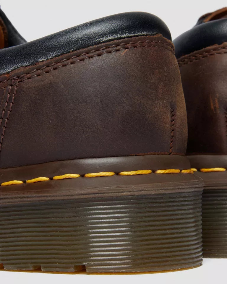 Dr. Martens 8053 Crazy Horse Leather Casual Shoes  -  Dark Brown — Crazy Horse