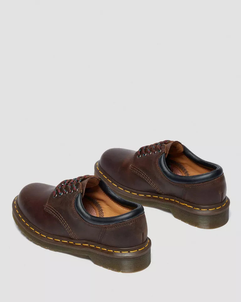 Dr. Martens 8053 Crazy Horse Leather Casual Shoes  -  Dark Brown — Crazy Horse