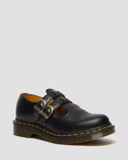 Dr. Martens 8065 Smooth Leather Mary Jane Shoes  -  Black — Smooth Leather