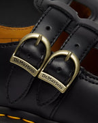 Dr. Martens 8065 Smooth Leather Mary Jane Shoes  -  Black — Smooth Leather