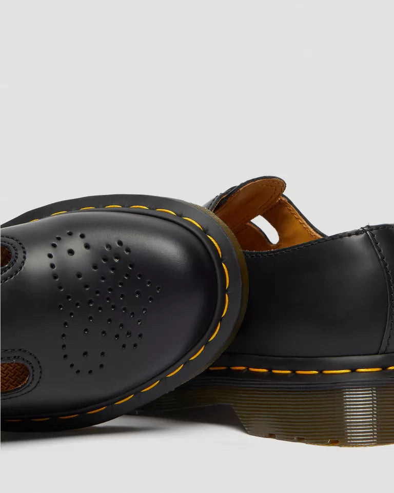 Dr. Martens 8065 Smooth Leather Mary Jane Shoes  -  Black — Smooth Leather