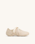 JW PEI Flavia Ballerina Sneakers - Apricot