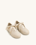 JW PEI Flavia Ballerina Sneakers - Apricot