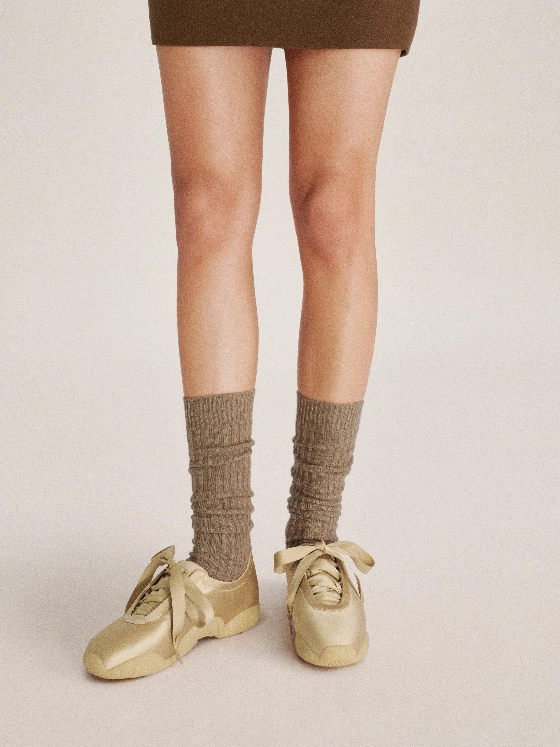 JW PEI Flavia Ballerina Sneakers - Brown