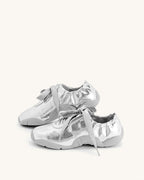 JW PEI Flavia Ballerina Sneakers - Silver