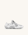 JW PEI Flavia Ballerina Sneakers - Silver