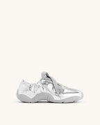 JW PEI Flavia Ballerina Sneakers - Silver