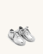 JW PEI Flavia Ballerina Sneakers - Silver
