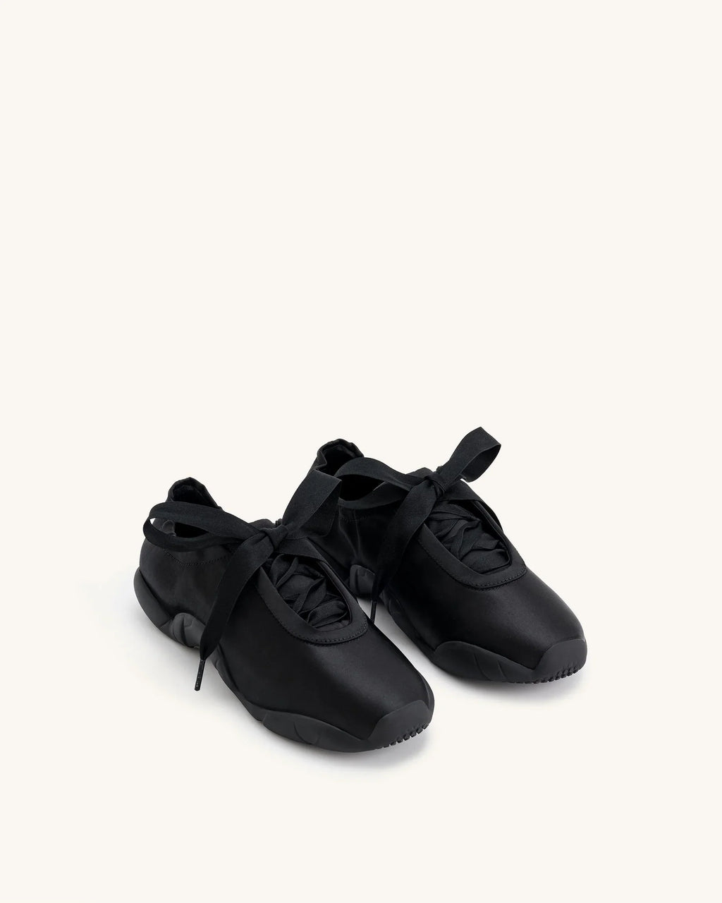 JW PEI Flavia Ballerina Sneakers - Black