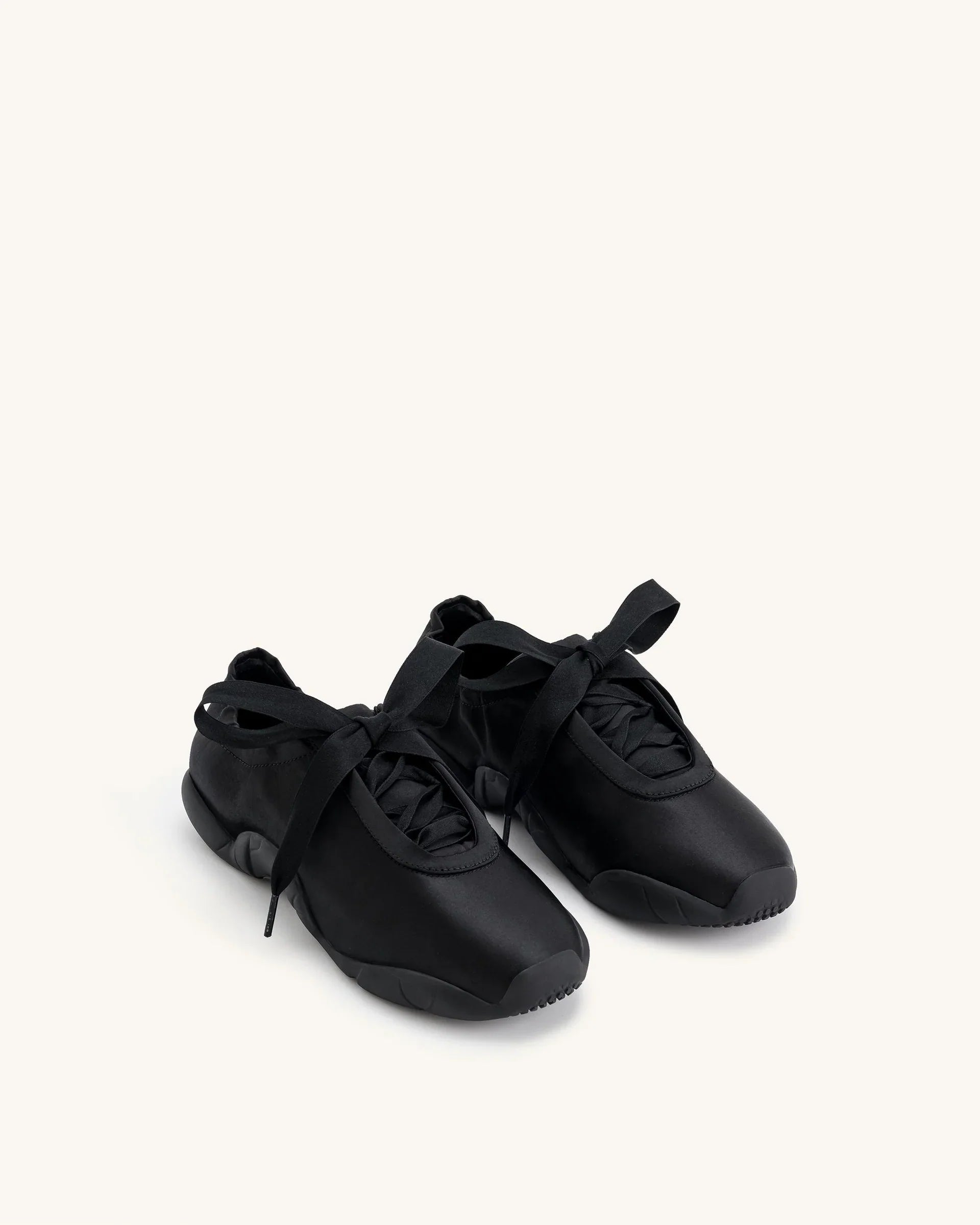 JW PEI Flavia Ballerina Sneakers - Black