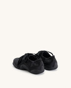 JW PEI Flavia Ballerina Sneakers - Black