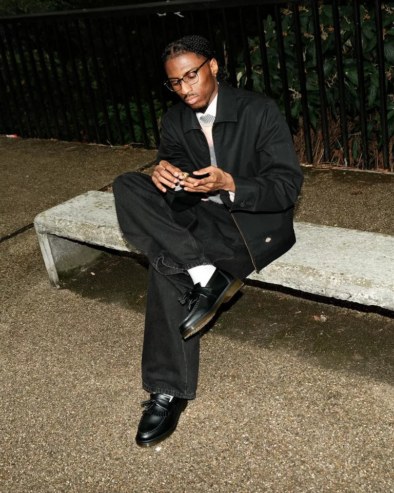 Dr.Martens Adrian Smooth  -  Black — Polished Smooth