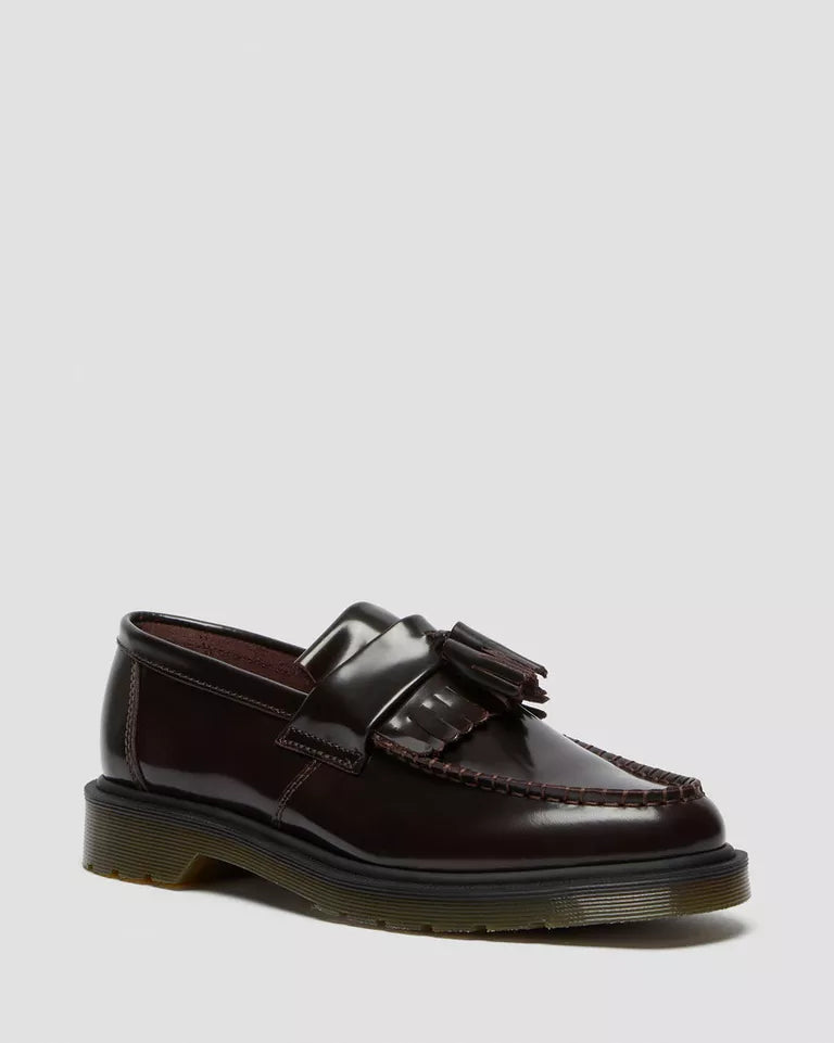 Dr. Martens Adrian Arcadia Leather Tassel Loafers  -  Cherry Red — Arcadia