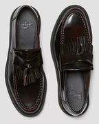 Dr. Martens Adrian Arcadia Leather Tassel Loafers  -  Cherry Red — Arcadia