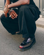 Dr. Martens Adrian Arcadia Leather Tassel Loafers  -  Cherry Red — Arcadia