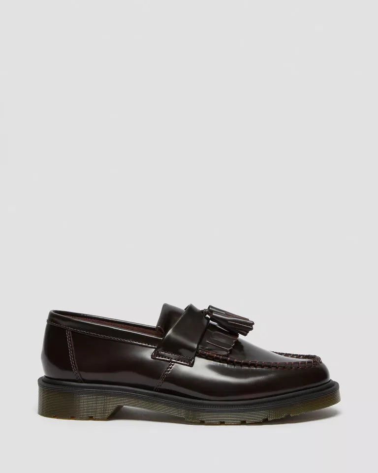 Dr. Martens Adrian Arcadia Leather Tassel Loafers  -  Cherry Red — Arcadia