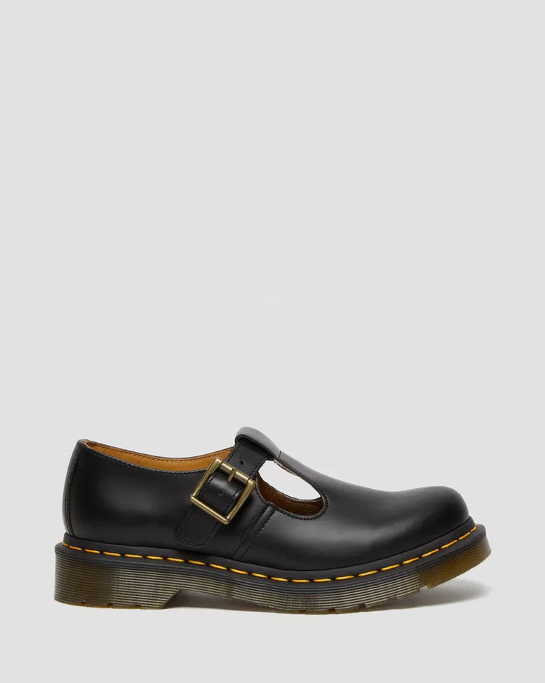 Dr. Martens Polley Smooth Leather Mary Janes  -  Black — Smooth Leather