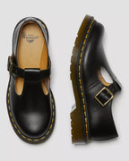 Dr. Martens Polley Smooth Leather Mary Janes  -  Black — Smooth Leather