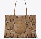 TORY BURCH ELLA EMBELLISHED TOTE  -  multi