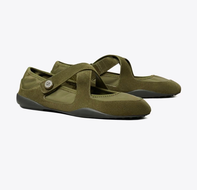 TORY BURCH ROMY SPORT MARY JANE   -  Dark ivy / Dark ivy