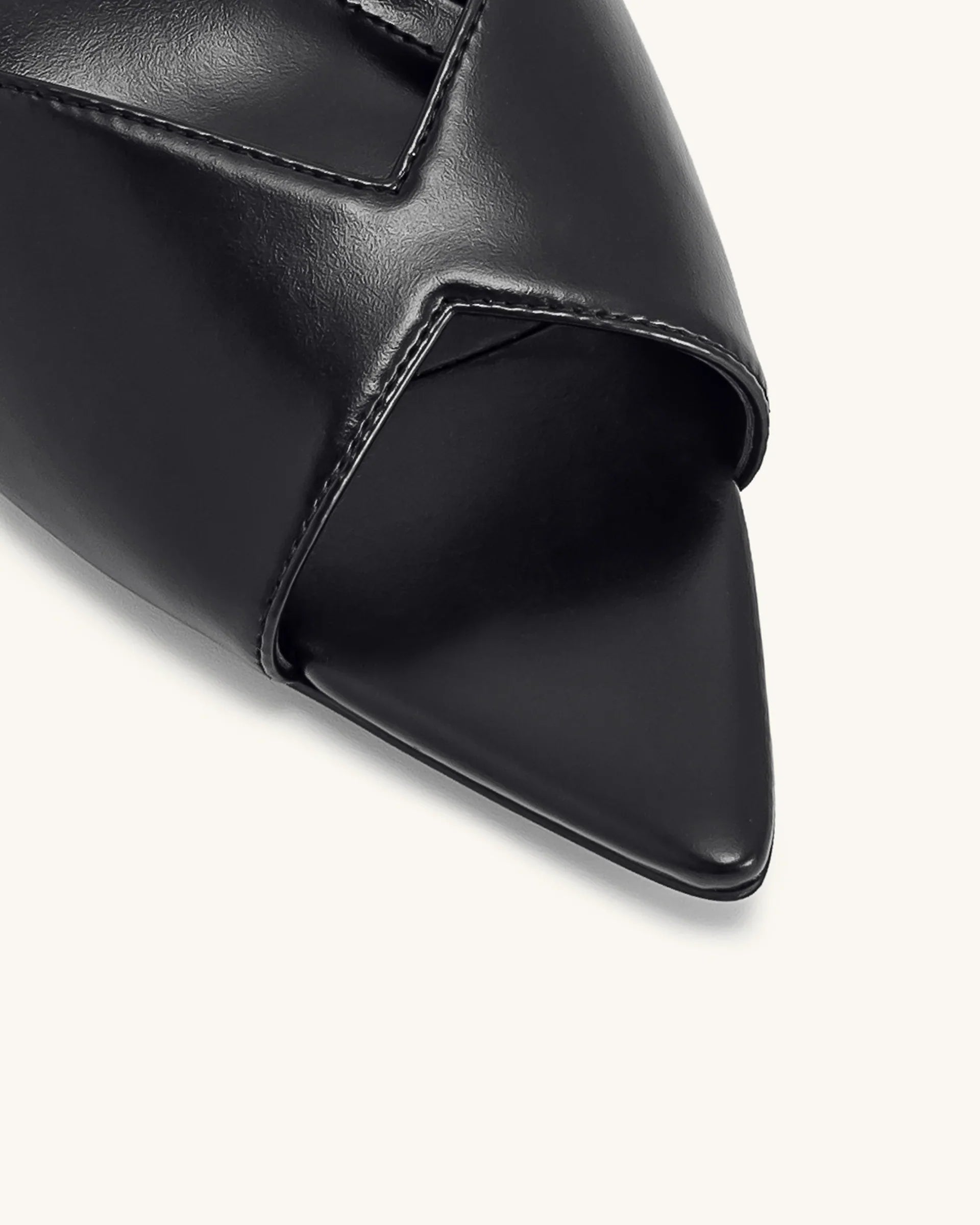 JW PEI Ellie Sphere Heel Mules - Black