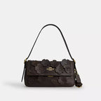 Coach Etta Small Flap Shoulder Bag  -  Gold/Maple
