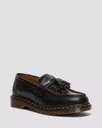Dr. Martens Adrian Made in England Vintage Leather Tassel Loafers  -  Black — Quilon