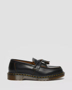 Dr. Martens Adrian Made in England Vintage Leather Tassel Loafers  -  Black — Quilon