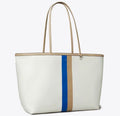 TORY BURCH RACER TOTE  -  bianco
