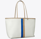 TORY BURCH RACER TOTE  -  bianco