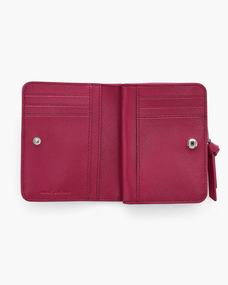 Marc Jacobs The Utility Snapshot Mini Compact Wallet - lipgloss pink