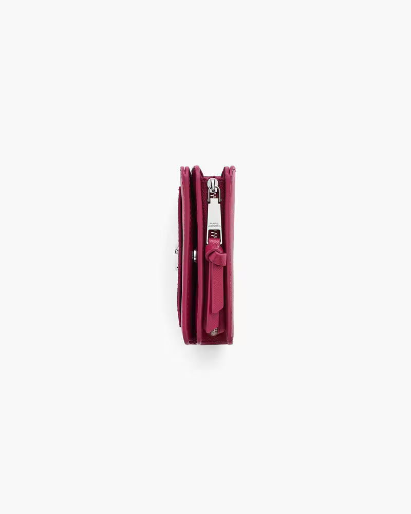 Marc Jacobs The Utility Snapshot Mini Compact Wallet - lipgloss pink