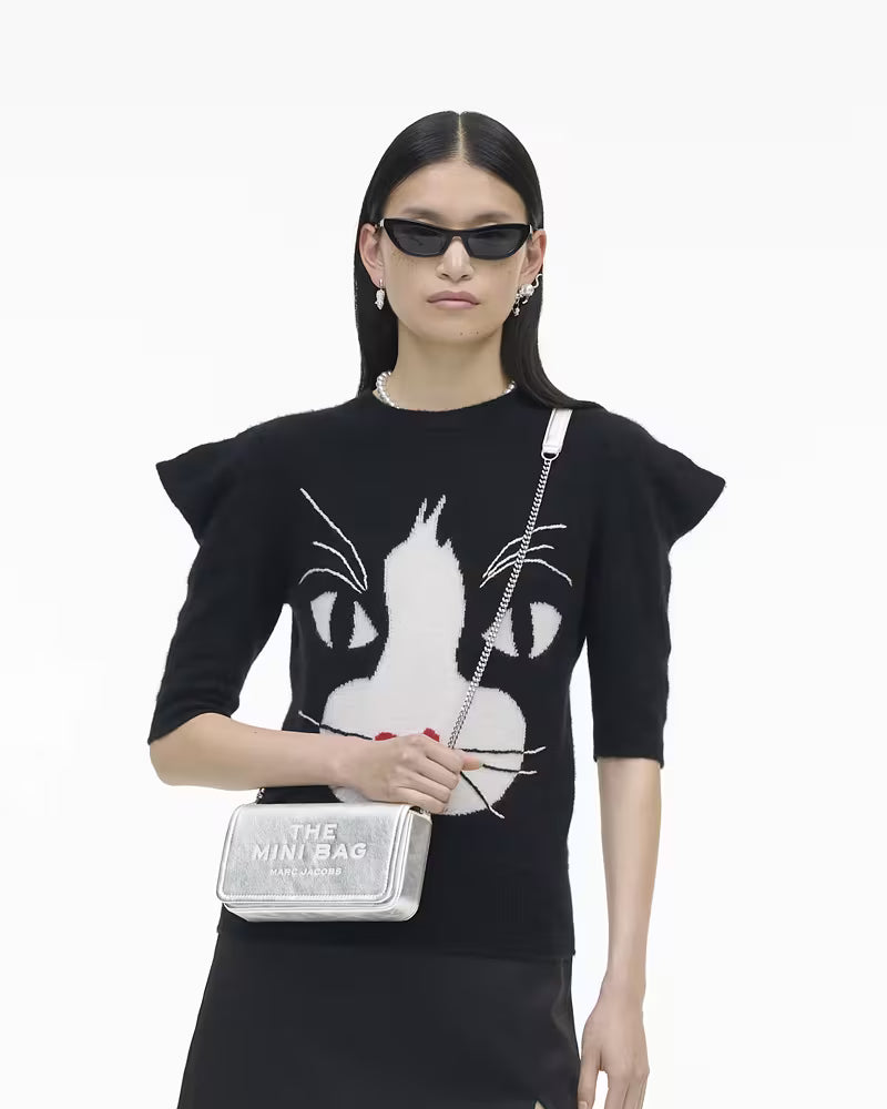 Marc Jacobs The Metallic Leather Chain Mini Bag