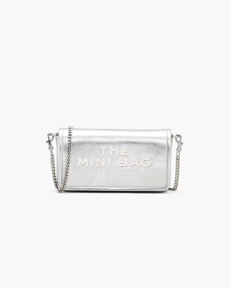 Marc Jacobs The Metallic Leather Chain Mini Bag