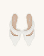 JW PEI Sara Mule - White