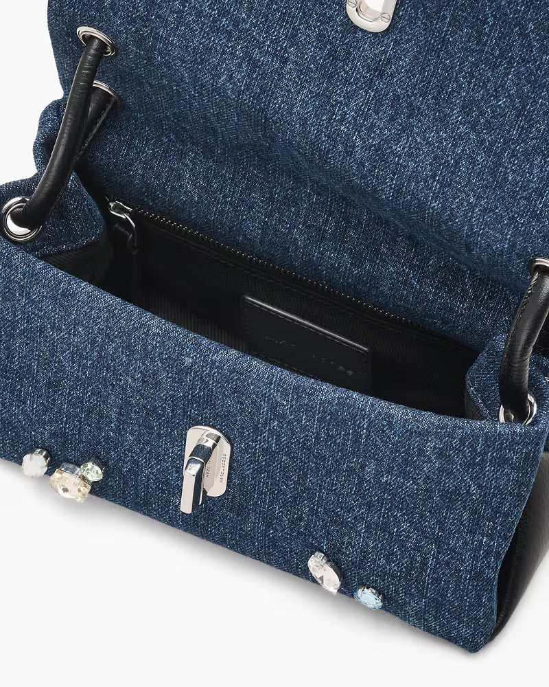 Marc Jacobs The Gem Denim Mini Dual Bag