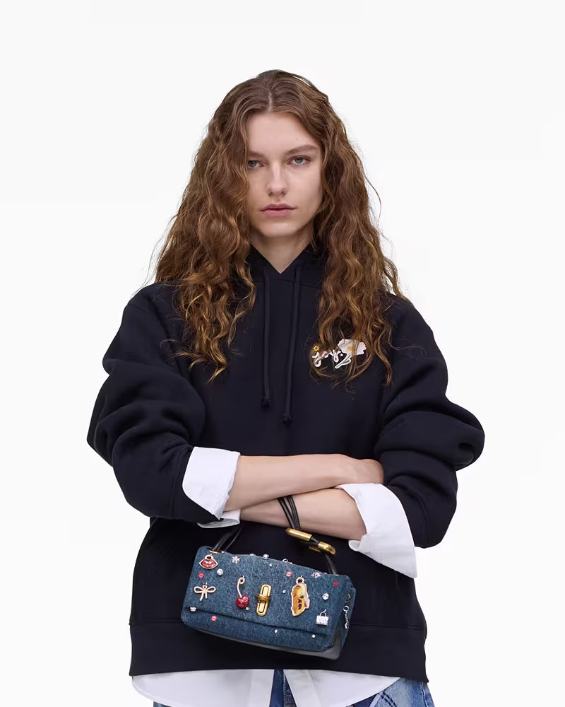 Marc Jacobs The Trinket Charm Denim Mini Dual Bag