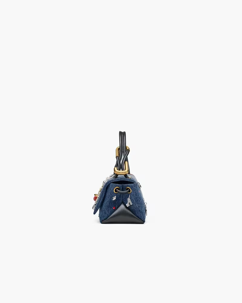 Marc Jacobs The Trinket Charm Denim Mini Dual Bag