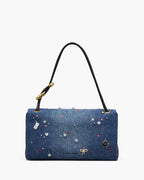 Marc Jacobs The Trinket Charm Denim Large Dual Bag
