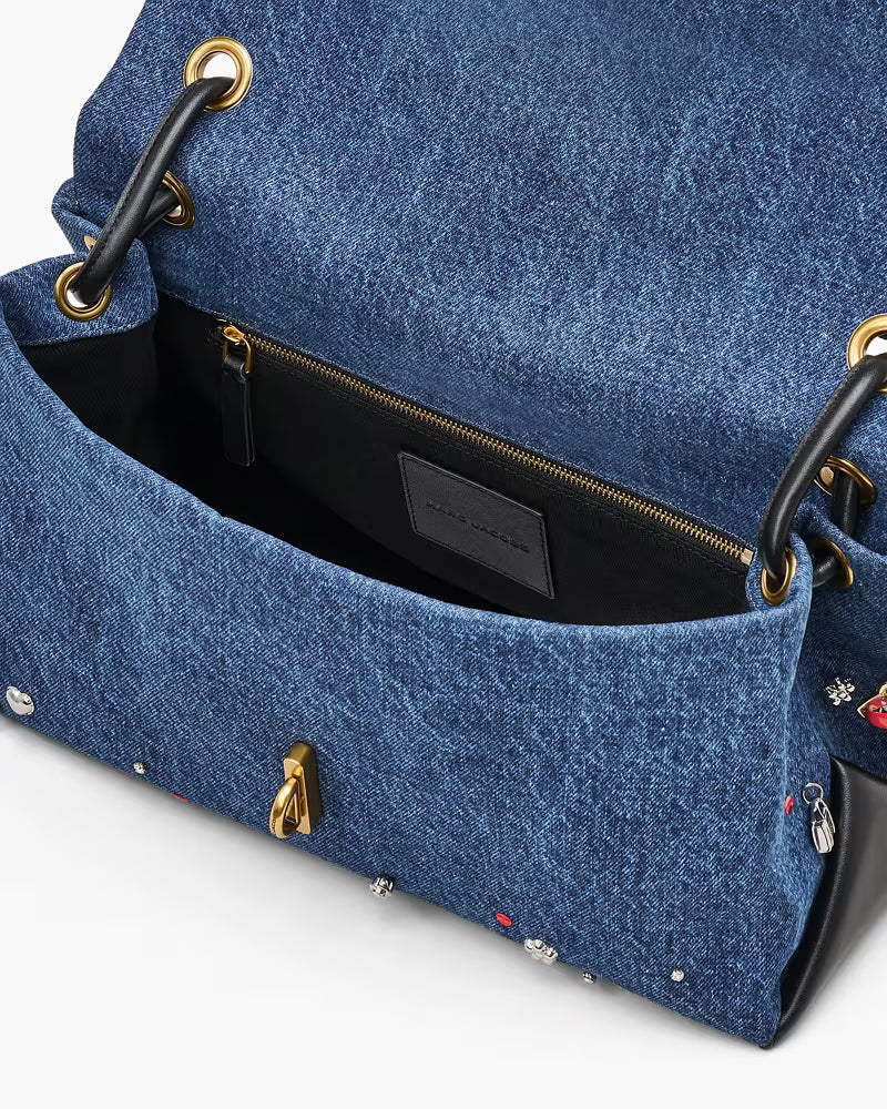 Marc Jacobs The Trinket Charm Denim Large Dual Bag