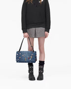 Marc Jacobs The Trinket Charm Denim Large Dual Bag