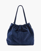 Marc Jacobs The Suede Cristina Tote  -  Navy