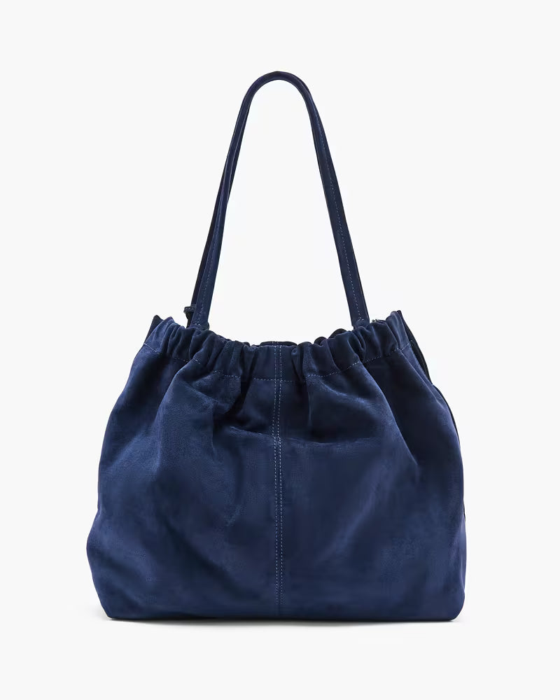 Marc Jacobs The Suede Cristina Tote  -  Navy